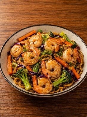 Yakisoba de Camarão